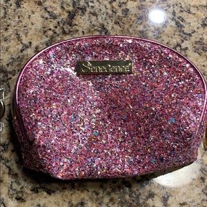 Pink sequins clutch